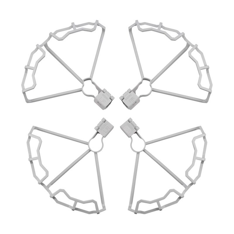 H58A 4pcs Drone Props Blade Protector Ring Cover CompatibleMini 3 Pro Quick Release Propeller Guard Protective Kit
